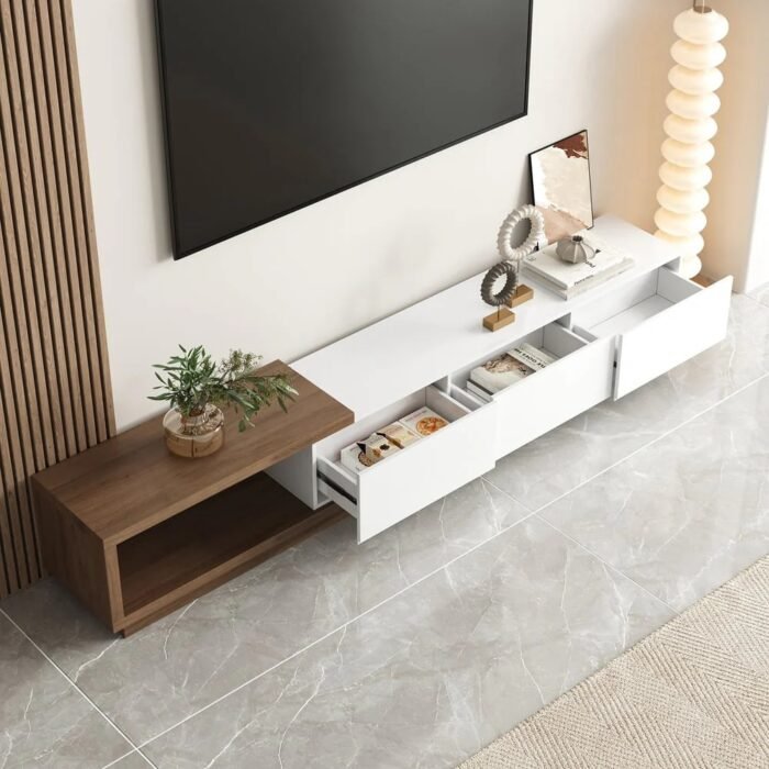 Cubtex – Meuble TV Télescopique Extensible Design