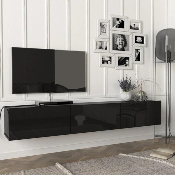 Klamd – Meuble TV Suspendu Design Minimaliste Moderne