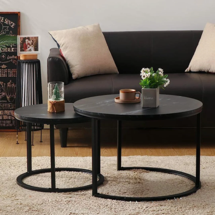 tables basses gigognes numux marbre salon maroc